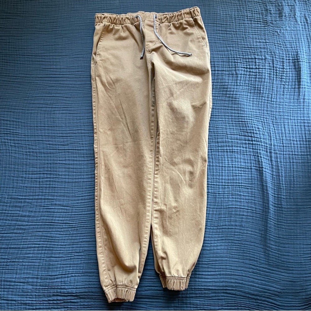 Men's Khaki Jogger Pants